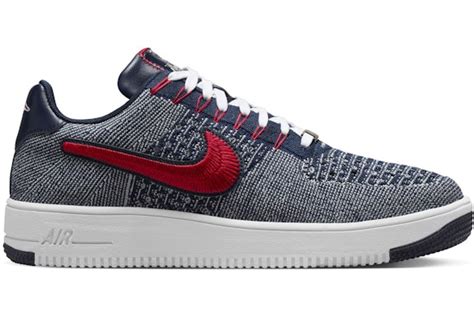 Nike Air Force 1 Ultra Flyknit Low Patriots Robert Kraft Wolf Grey